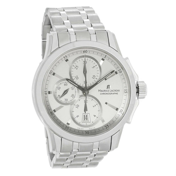 Maurice Lacroix Men's PT7548-SS002-130 Pontos Chronograph Stainless Steel Watch