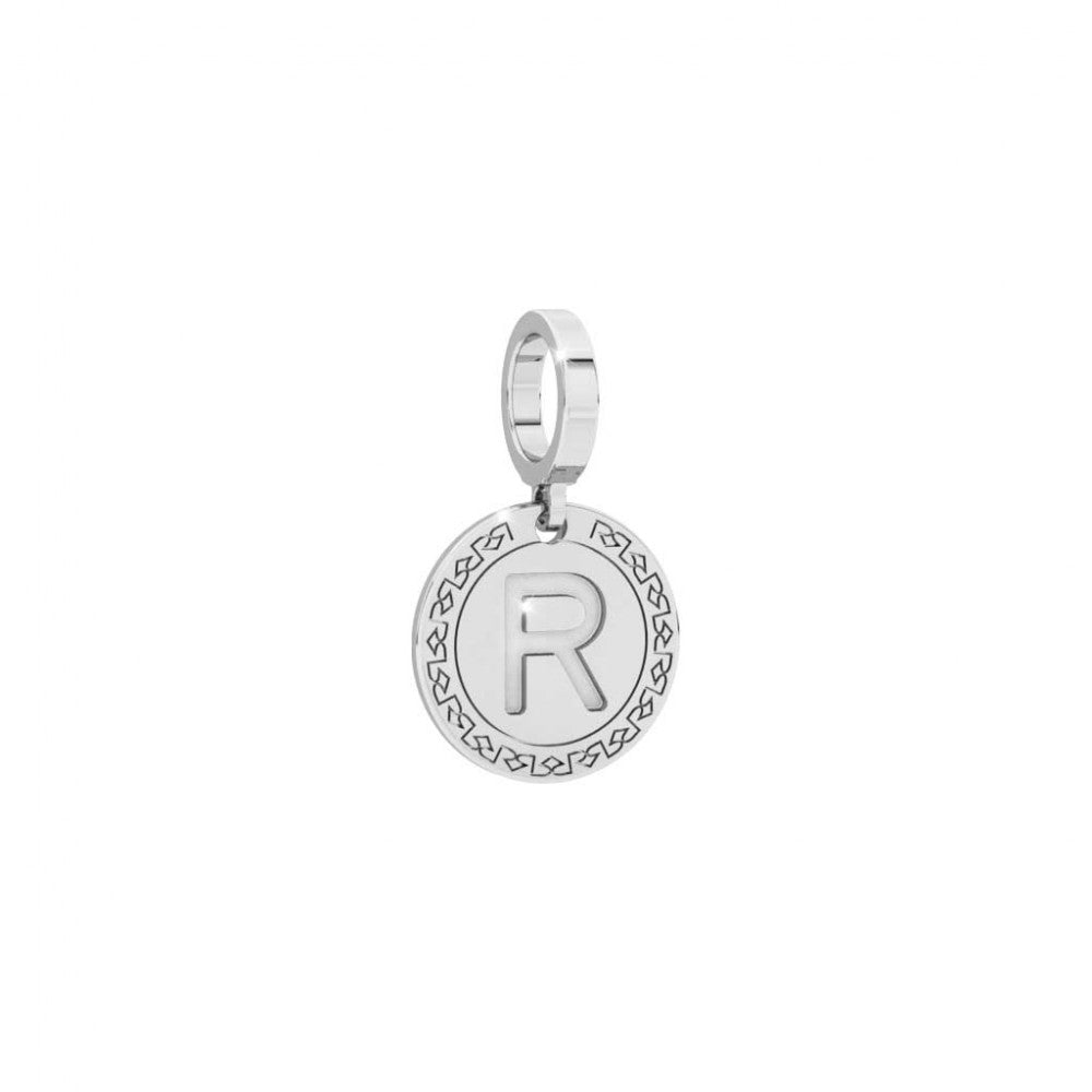 LETTER R silver 9.25
