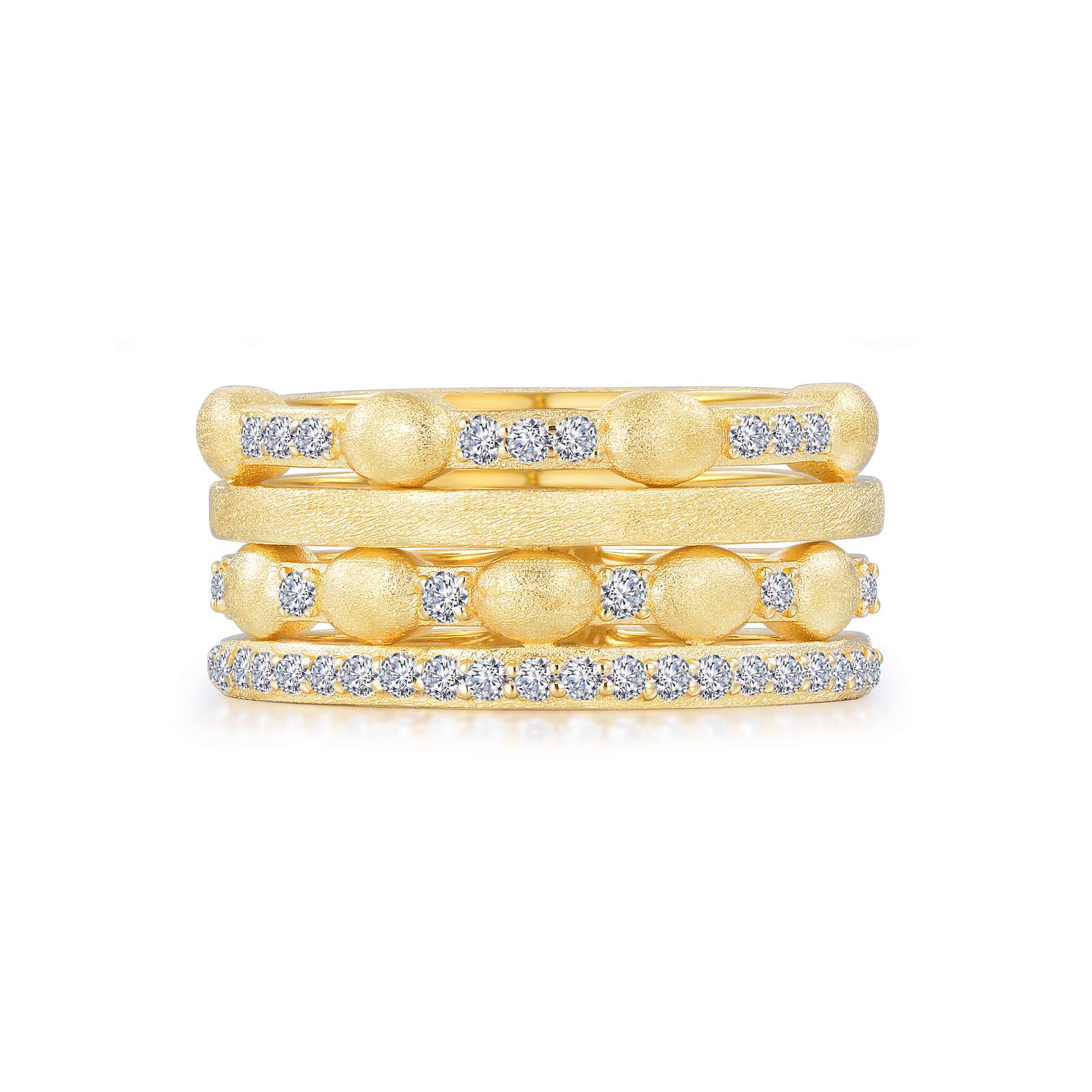 Multi Row Half Eternity Band