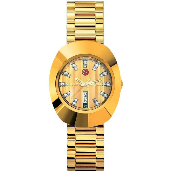 Rado Women's R12416804 Original Diamond Gold-Tone Stainless Steel Watch