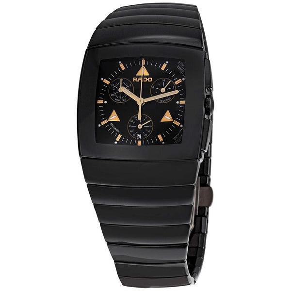 Rado Men's R13477182 Sintra Chronograph Black Ceramic Watch