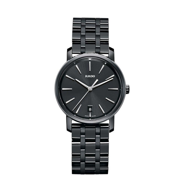 Rado Men's R14063182 Diamaster Black Ceramic Watch