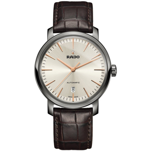 Rado Men's R14074086 Diamaster Brown Leather Watch