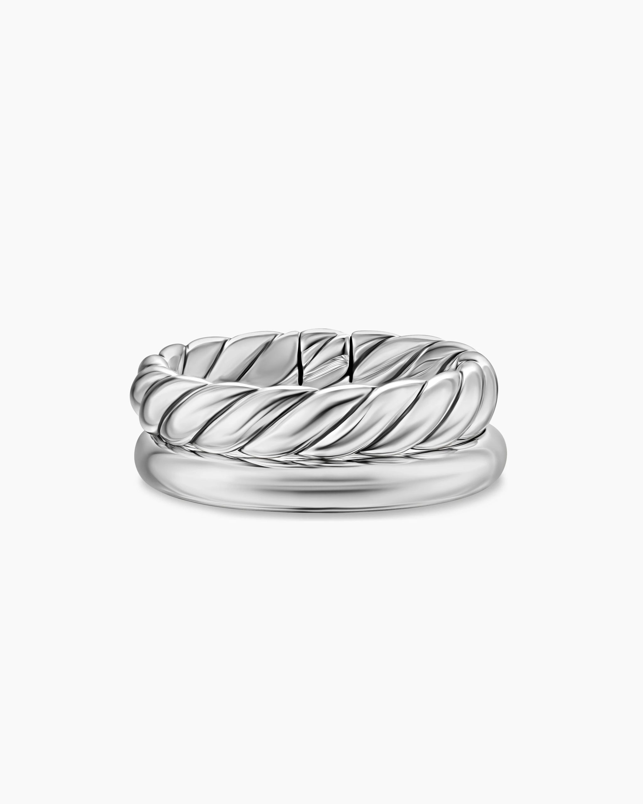 DY Mercer® Two Row Ring Sterling Silver, 8mm
