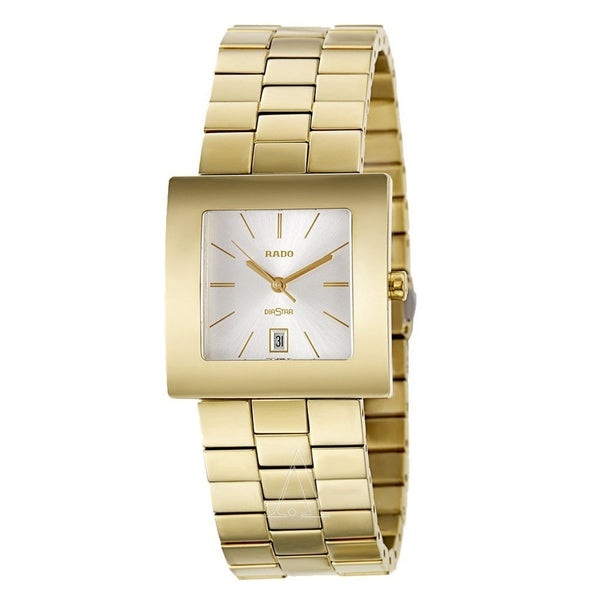 Rado Men's R18986103 Diastar Gold-Tone Stainless Steel Watch