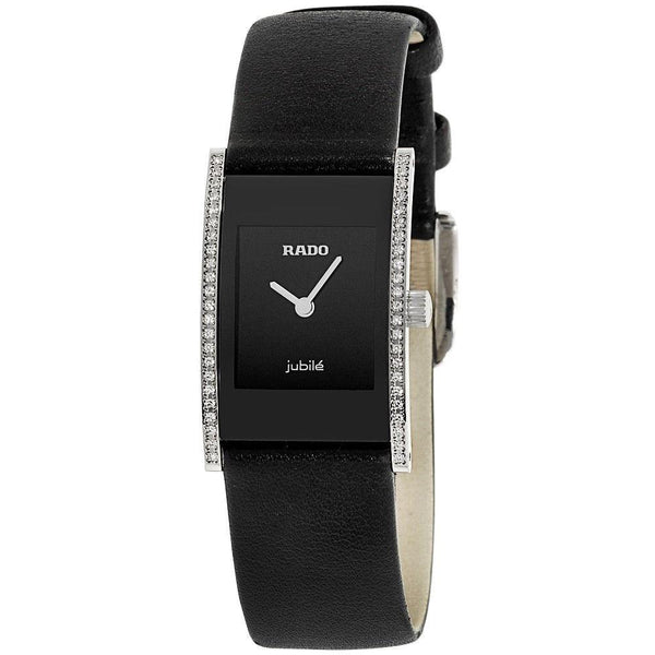 Rado Women's R20759155 Integral Black Leather Watch