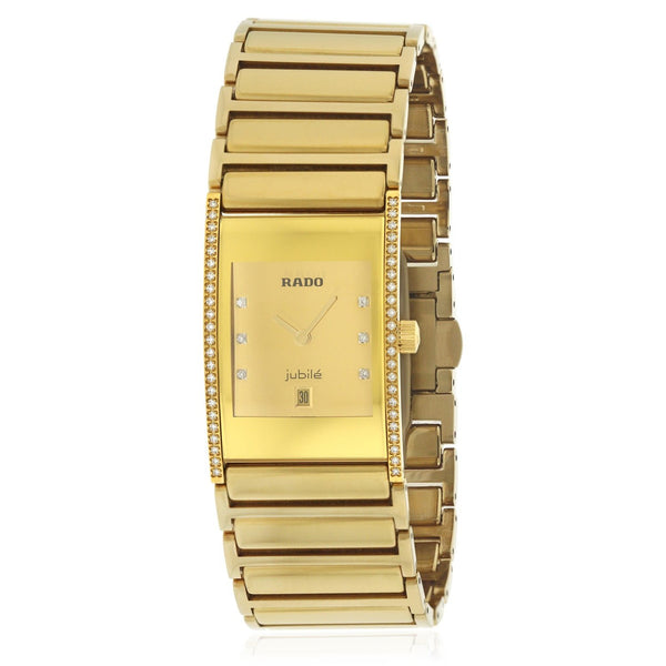 Rado Women's R20782732 Integral Gold-Tone Stainless Steel Watch