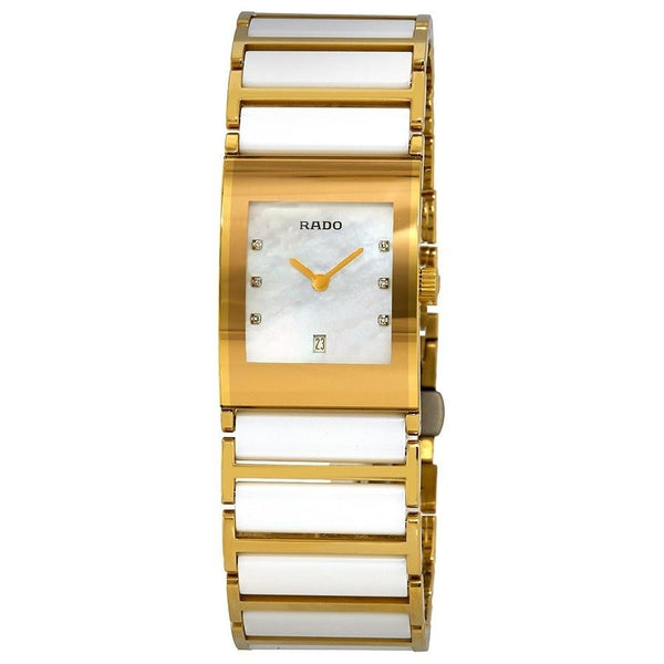 Rado Women's R20792901 Integral Diamond Two-Tone Stainless Steel and Ceramic Watch