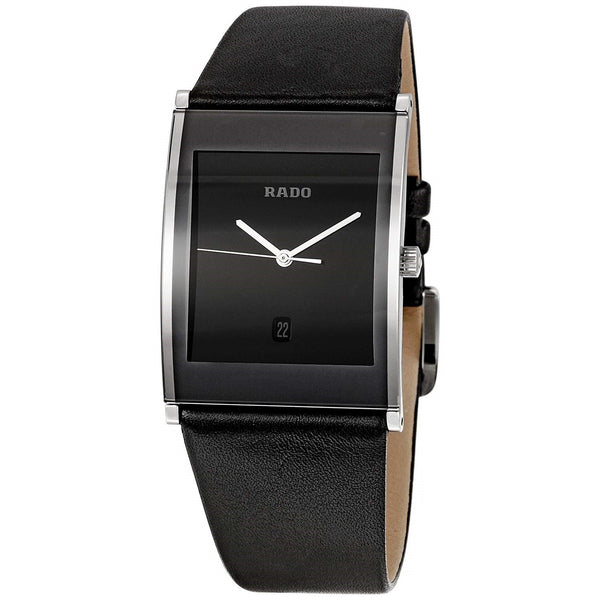 Rado Men's R20861165 Integral Black Leather Watch