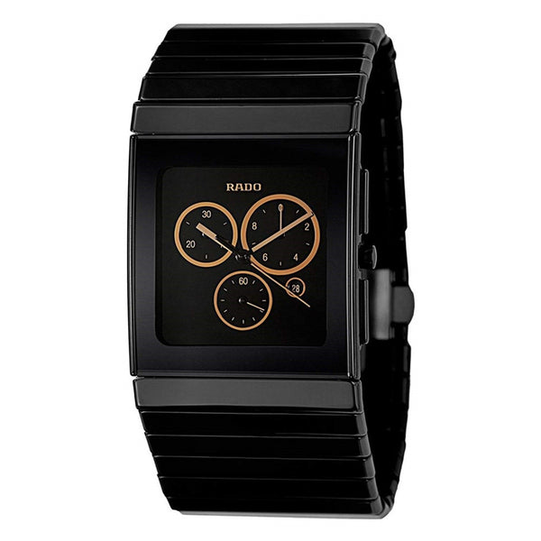 Rado Men's R21714192 Ceramica Chronograph Black Ceramic Watch
