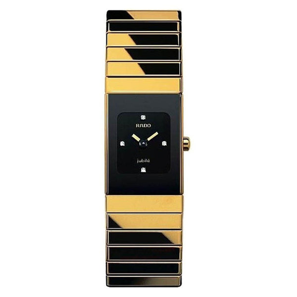 Rado Women's R21895742 Ceramica Diamond Gold-Tone Ceramic Watch