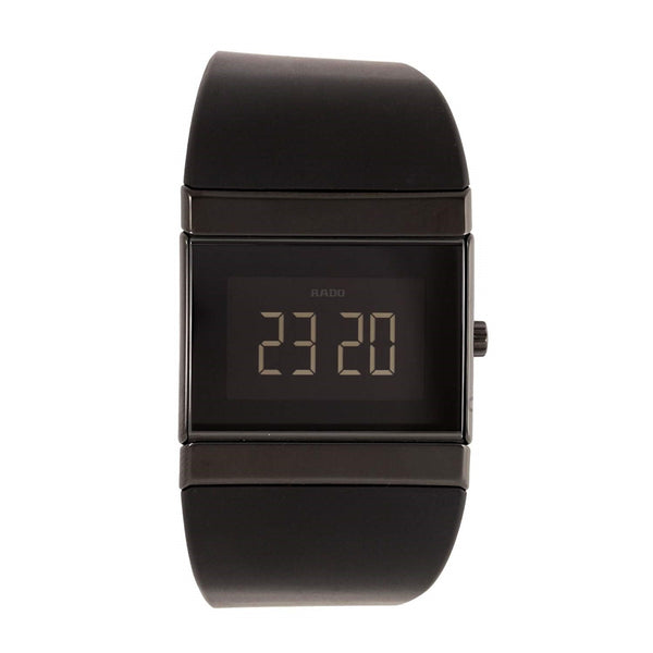 Rado Men's R21926159 Ceramica Black Rubber Watch