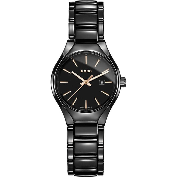Rado Women's R27059162 TRUE Black Ceramic Watch