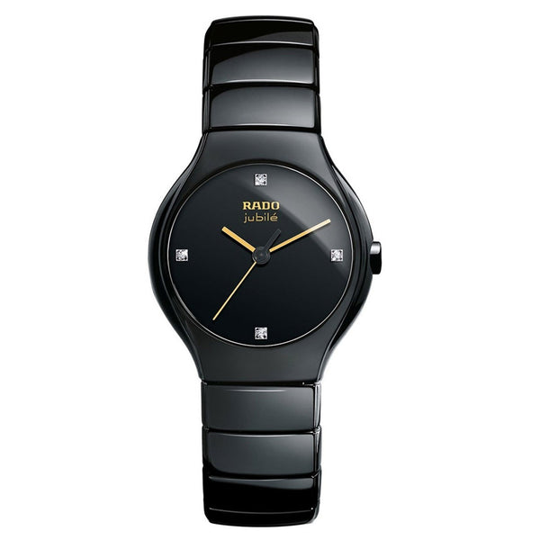 Rado Women's R27655752 True  Diamond Black Ceramic Watch
