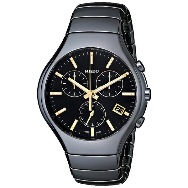 Rado Men's R27814172 True  Chronograph Black Ceramic Watch