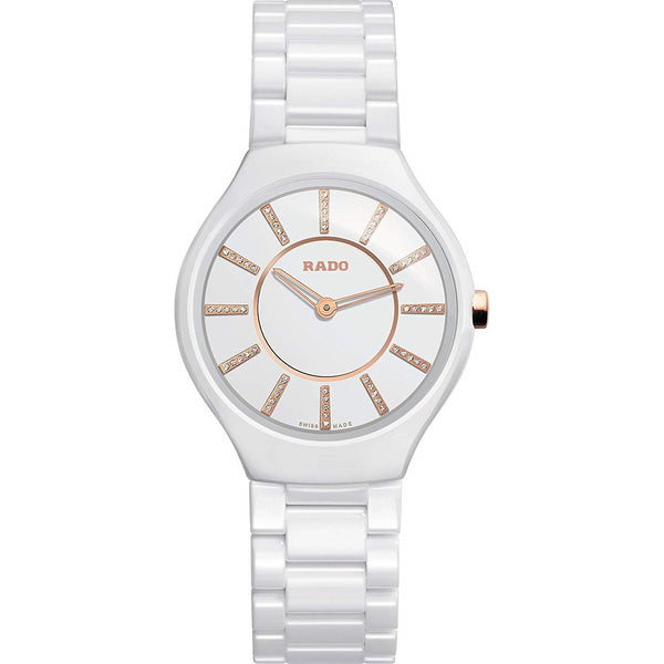 Rado Women's R27958702 TRUE White Ceramic Watch