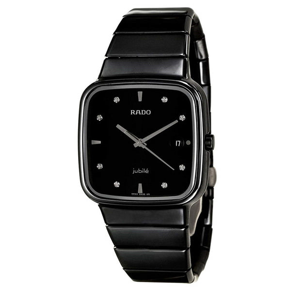 Rado Men's R28910702 Jubile Diamond Black Ceramic Watch