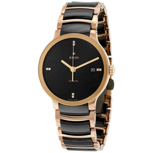 Rado Unisex R30036712 Centrix Two-Tone Stainless Steel and Ceramic Watch