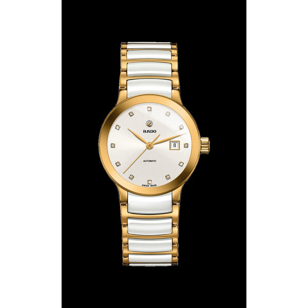 Rado Women's R30080752 Centrix Two-Tone Stainless Steel and Ceramic Watch