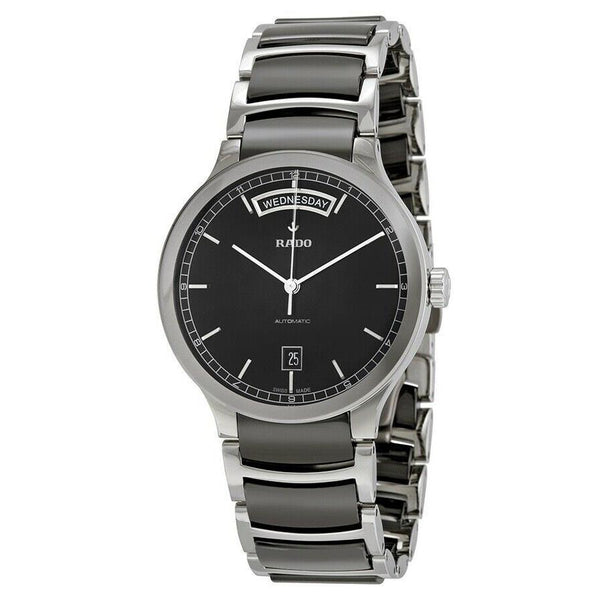 Rado Men's R30156152 Centrix Two-Tone Stainless Steel with Ceramic Inserts Watch