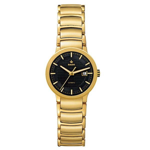 Rado Women's R30280153 Centrix Gold-Tone Stainless Steel Watch