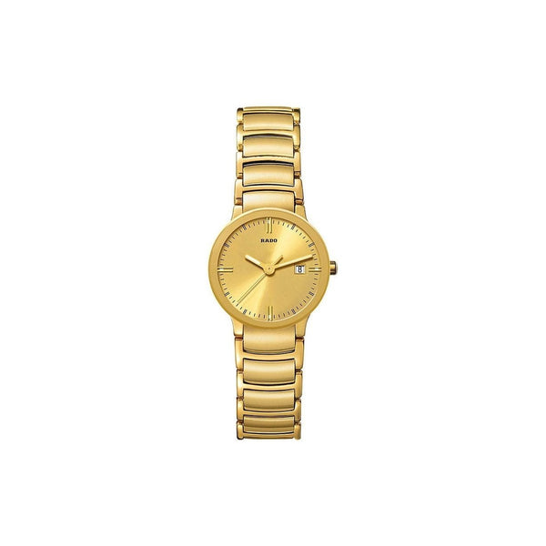 Rado Women's R30528253 Centrix Gold-Tone Stainless Steel Watch