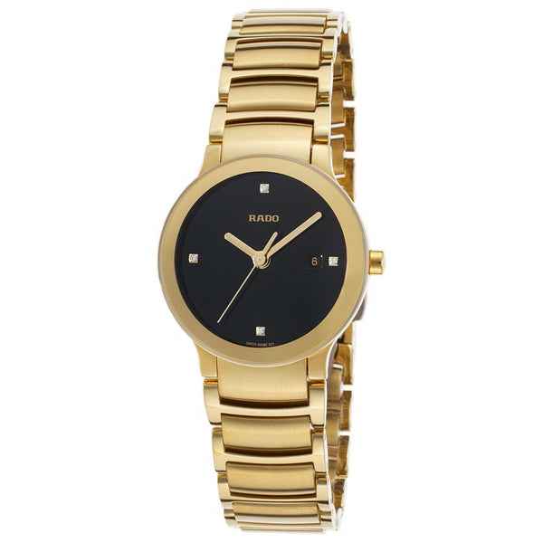 Rado Women's R30528713 Centrix Gold-Tone Stainless Steel Watch