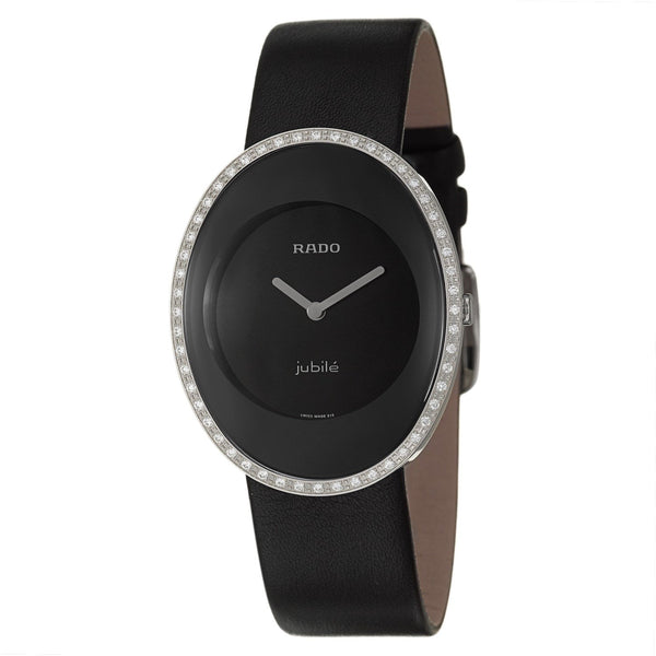 Rado Women's R53761155 Esenza Black Leather Watch