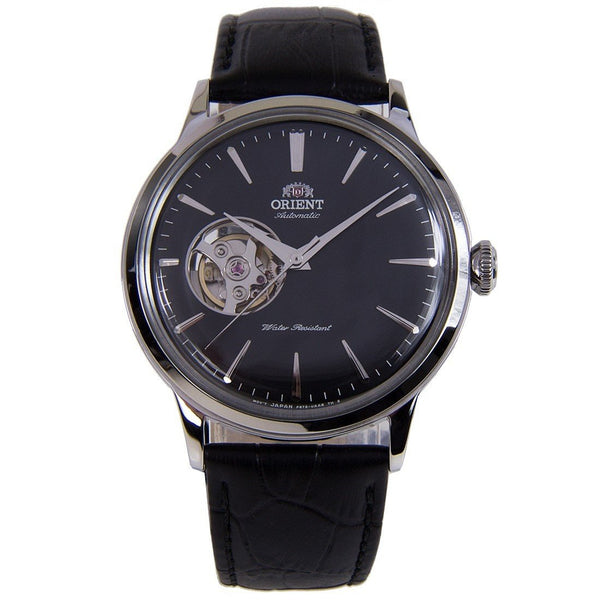 Orient Men's RA-AG0004B Esteem II Automatic Black Leather Watch