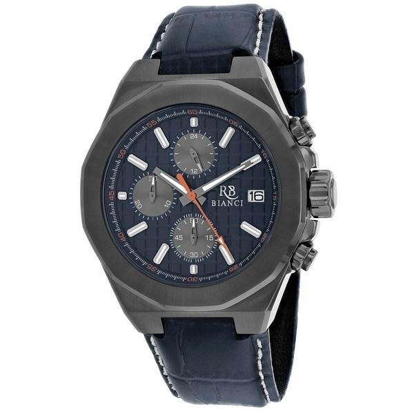 Roberto Bianci Men's RB0136 Fratelli Chronograph Blue Leather Watch