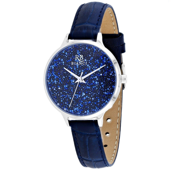 Roberto Bianci Women's RB0244 Gemma Sets of Crystal Blue Leather Watch