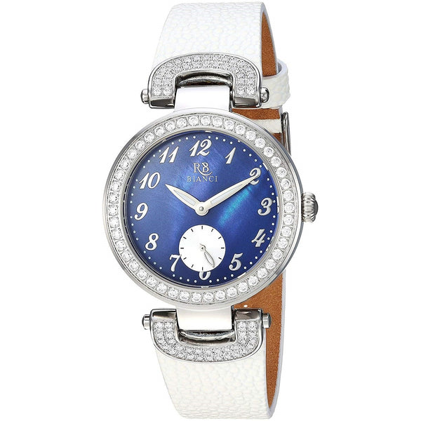 Roberto Bianci Women's RB0614 Alessandra White Leather Watch