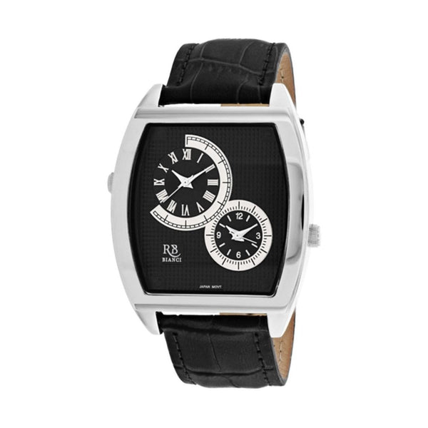 Roberto Bianci Men's RB0741 Benzo Black Leather Watch