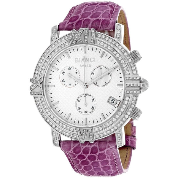 Roberto Bianci Women's RB18501 Medellin Chronograph Purple Leather Watch