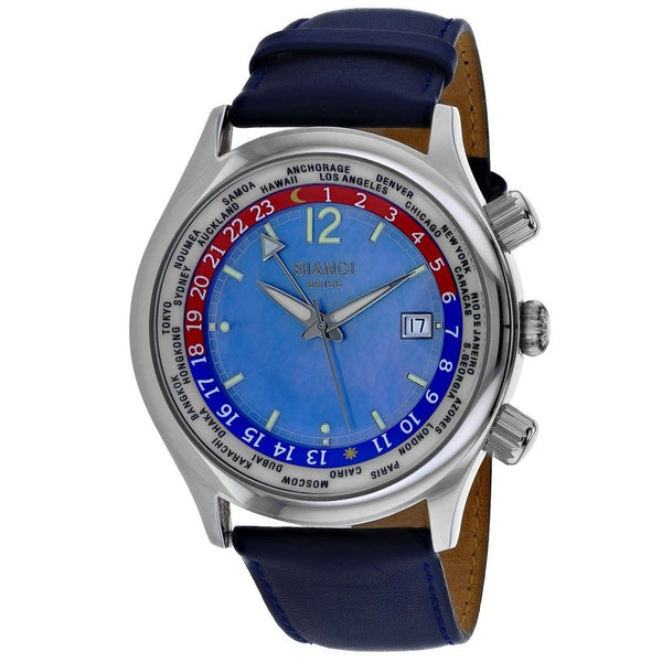 Roberto Bianci Men's RB18520 Blue Leather Watch