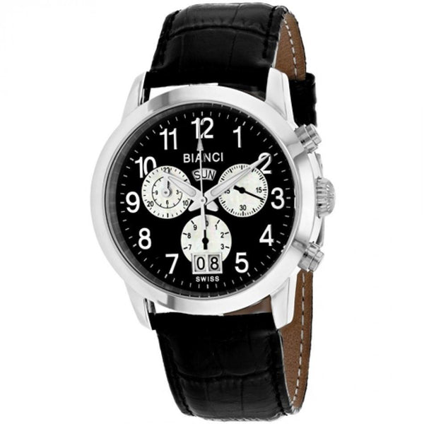 Roberto Bianci Women's RB18570 Donati Chronograph Black Leather Watch
