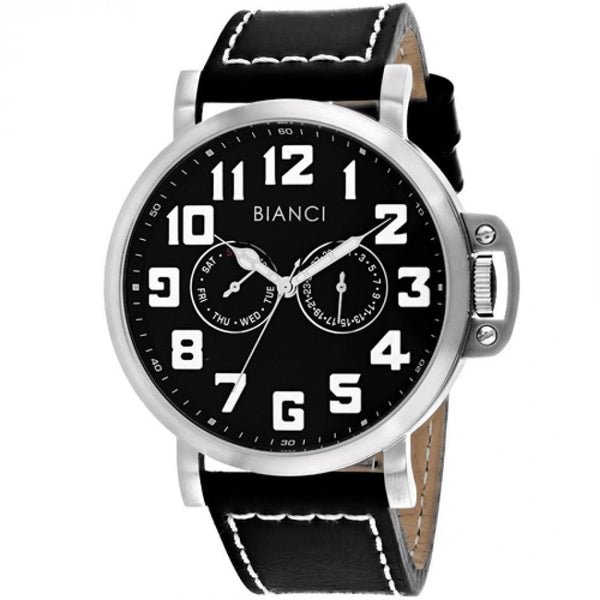 Roberto Bianci Men's RB54430 Baldini Black Leather Watch