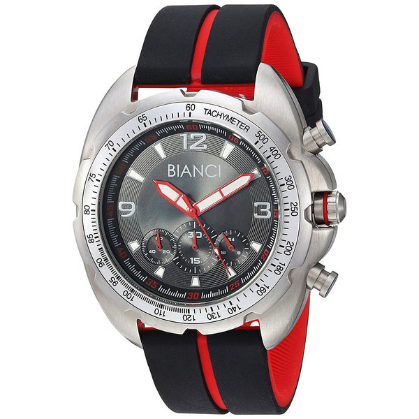 Roberto Bianci Men's RB55060 Aberto Chronograph Black Silicone Watch