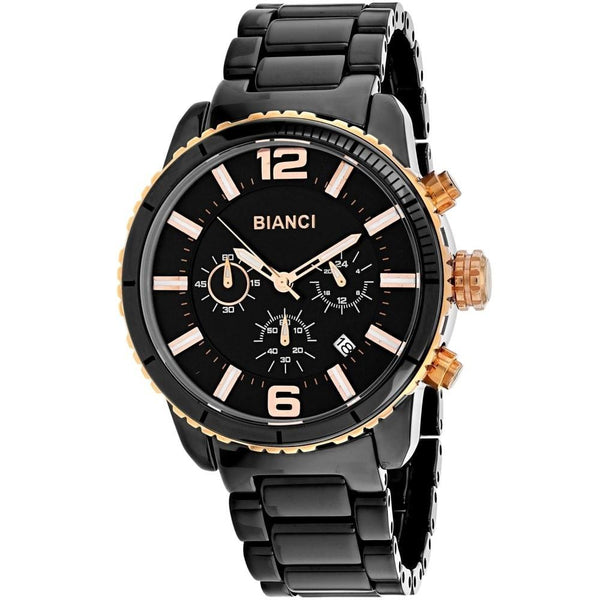 Roberto Bianci Men's RB58751 Amadeo Chronograph Black Ceramic Watch