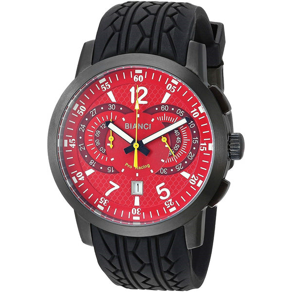 Roberto Bianci Men's RB70964 Lombardo Chronograph Black Rubber Watch