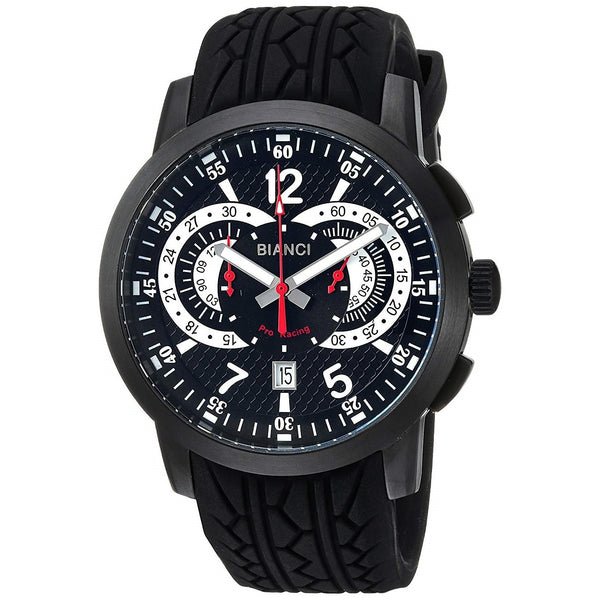 Roberto Bianci Men's RB70965 Lombardo Chronograph Black Rubber Watch