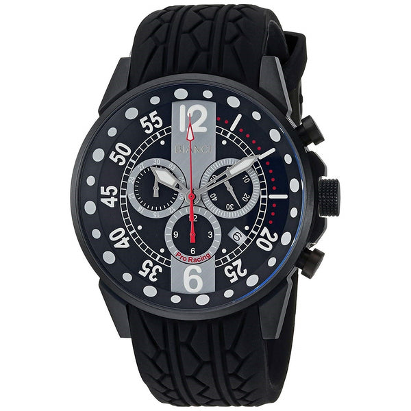 Roberto Bianci Men's RB70985 Messina Chronograph Black Rubber Watch