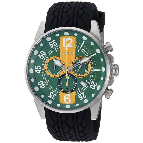 Roberto Bianci Men's RB70986 Messina Chronograph Black Rubber Watch