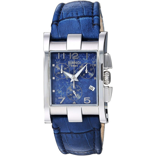 Roberto Bianci Women's RB90362 Cassandra Chronograph Blue Leather Watch