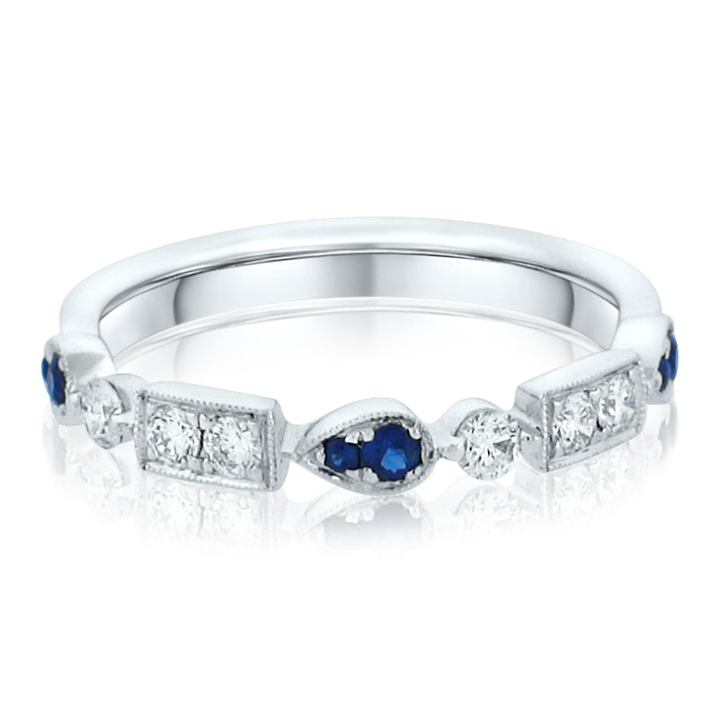 PRIVE'18KW .13CTA+SAPH .24CTVSSI/G BAND R19657S