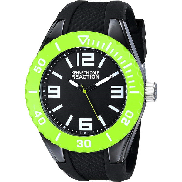 Kenneth Cole Men's RK1339 Reaction Black Rubber Watch
