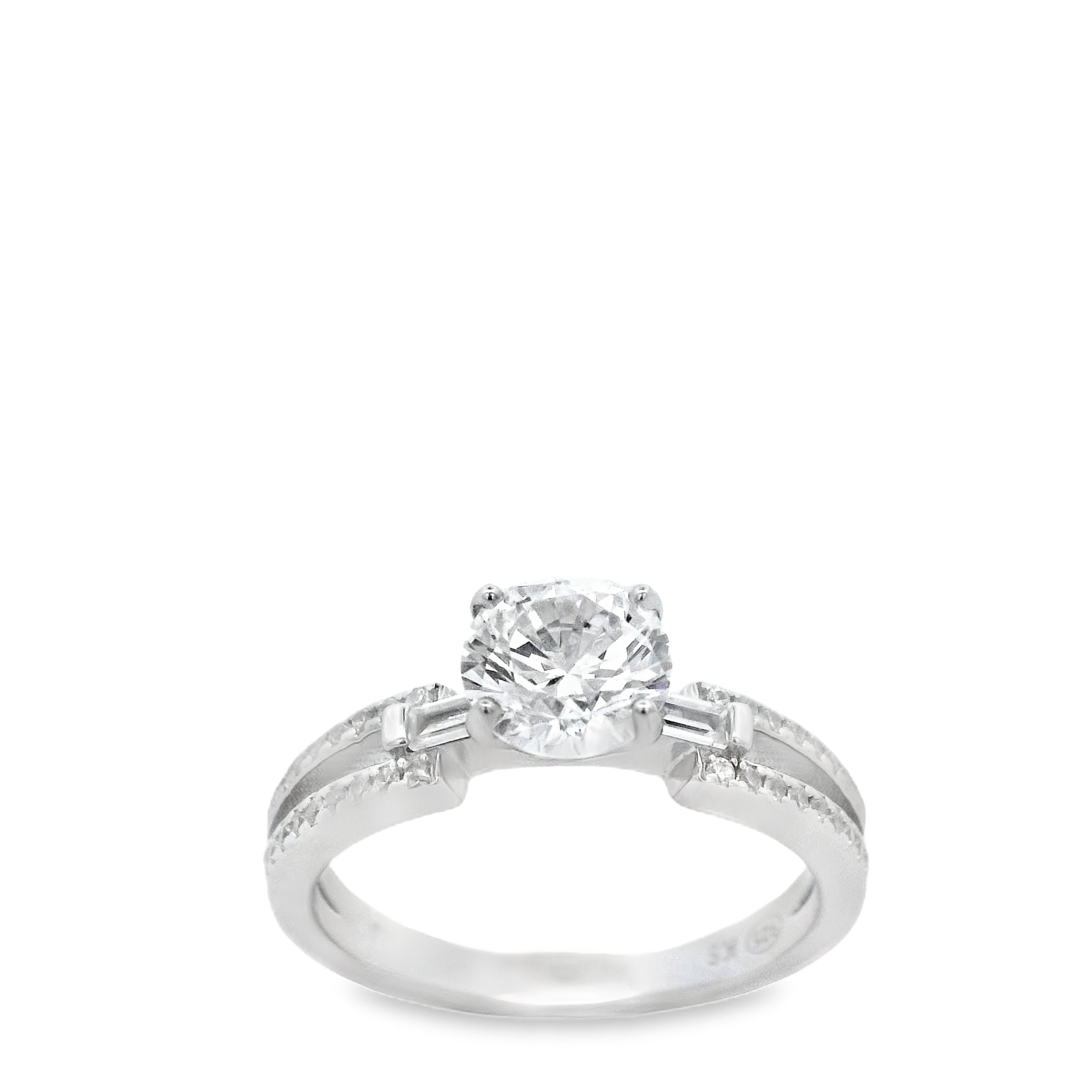 Suspiria Wedding Double Ring 925 CZ