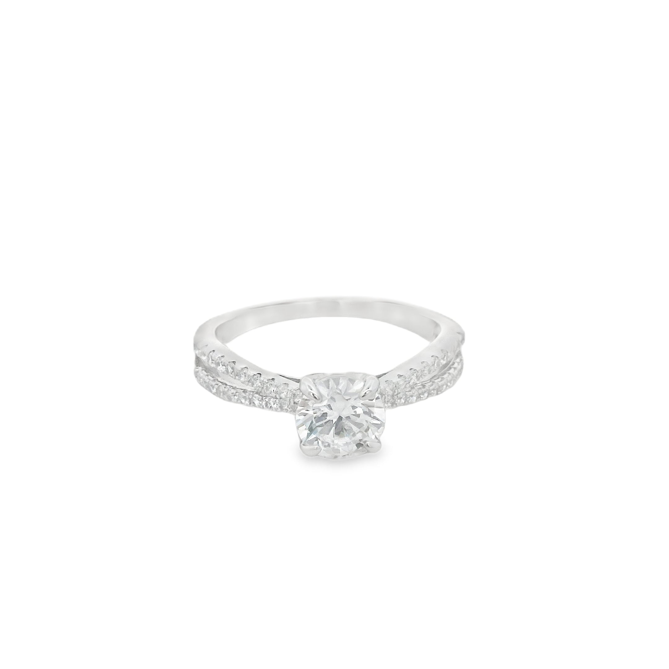 Suspiria Wedding Ring 925 with Double Row CZ