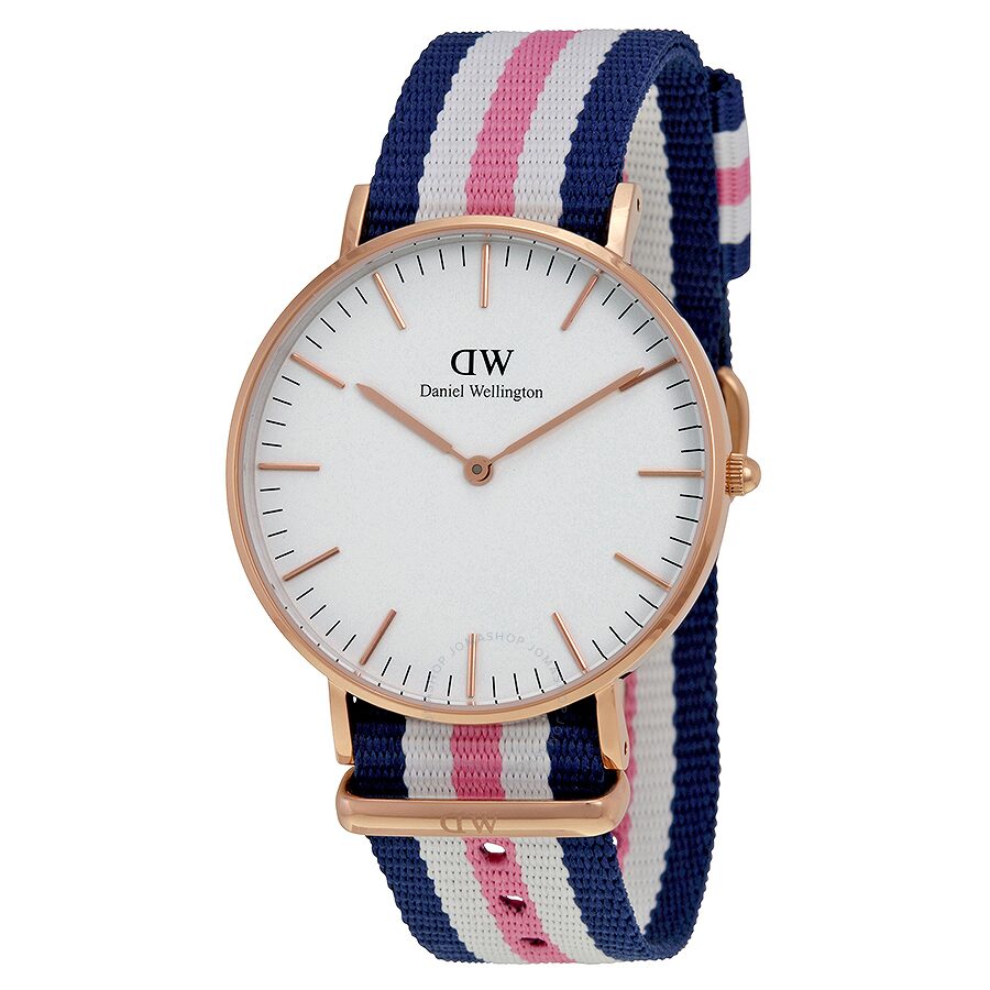Classic Southampton Watch (White/Rose-Gold)
