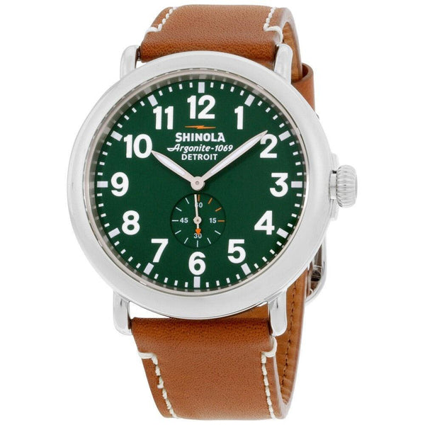 Shinola Men's S0100038 The Runwell Brown Leather Watch
